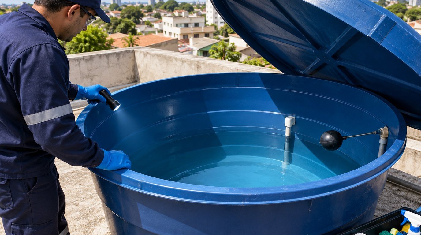 Caixa d'Água Abastecida em Cotia‑SP
