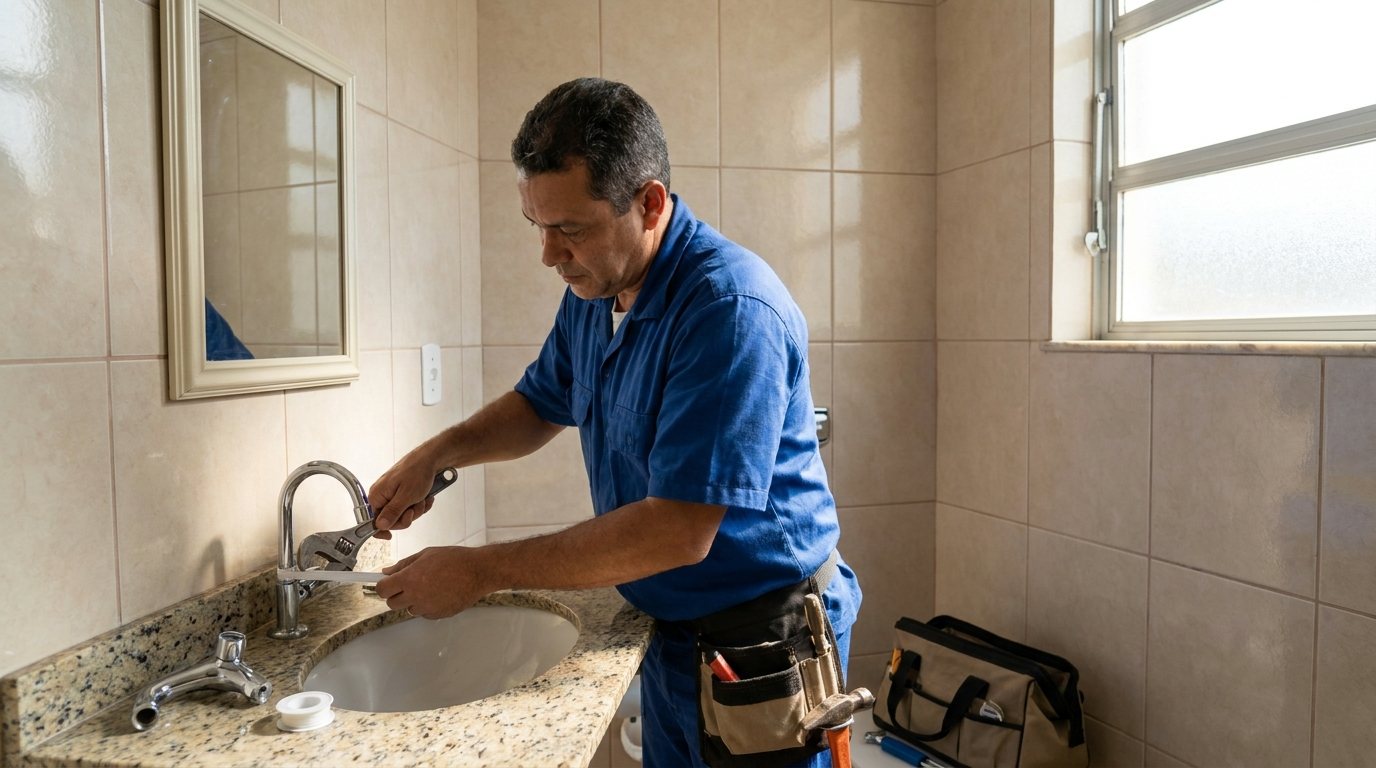 Instalação Hidráulica no Banheiro em Cotia‑SP