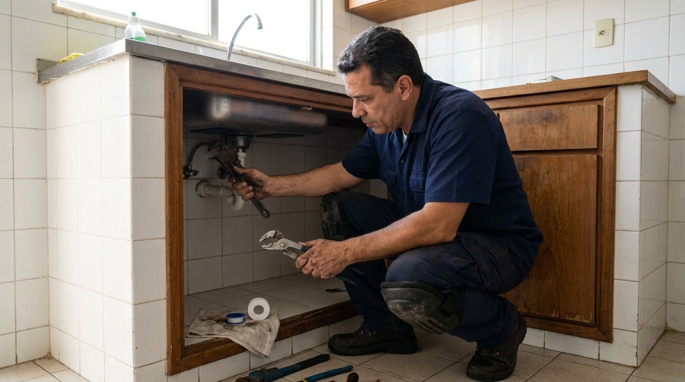 Manutenção Hidráulica no Banheiro em Cotia‑SP