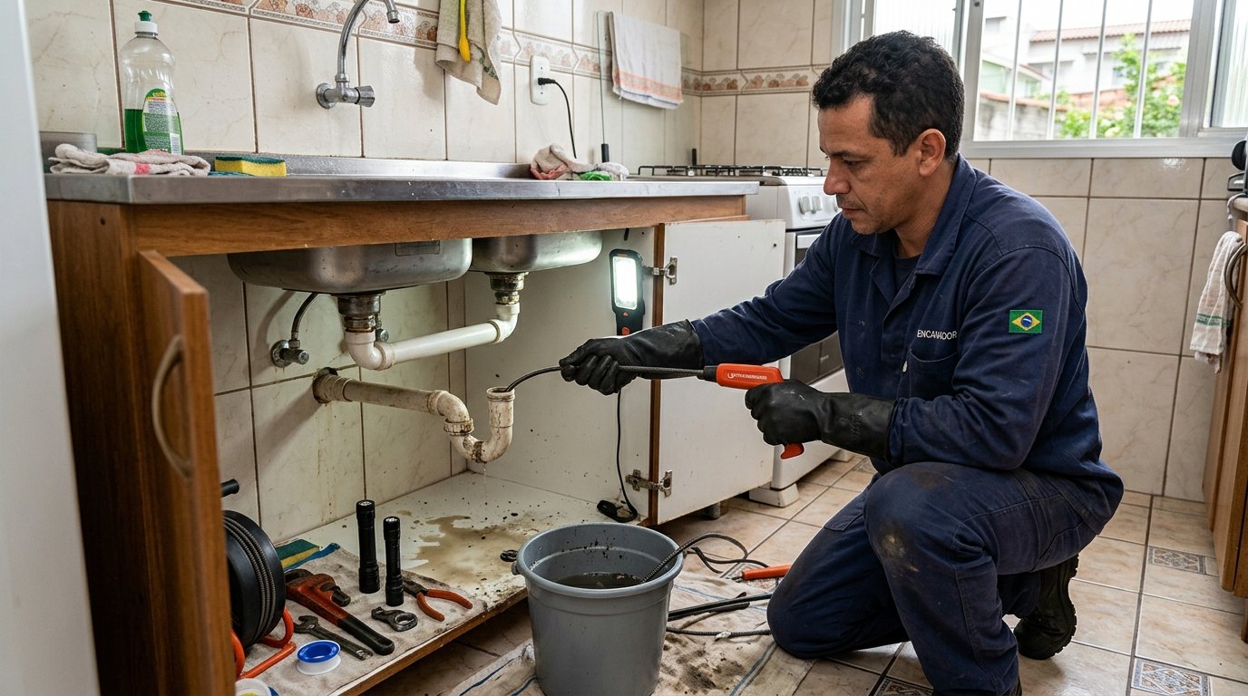 Troca de Flexíveis e Conexões em Cotia‑SP